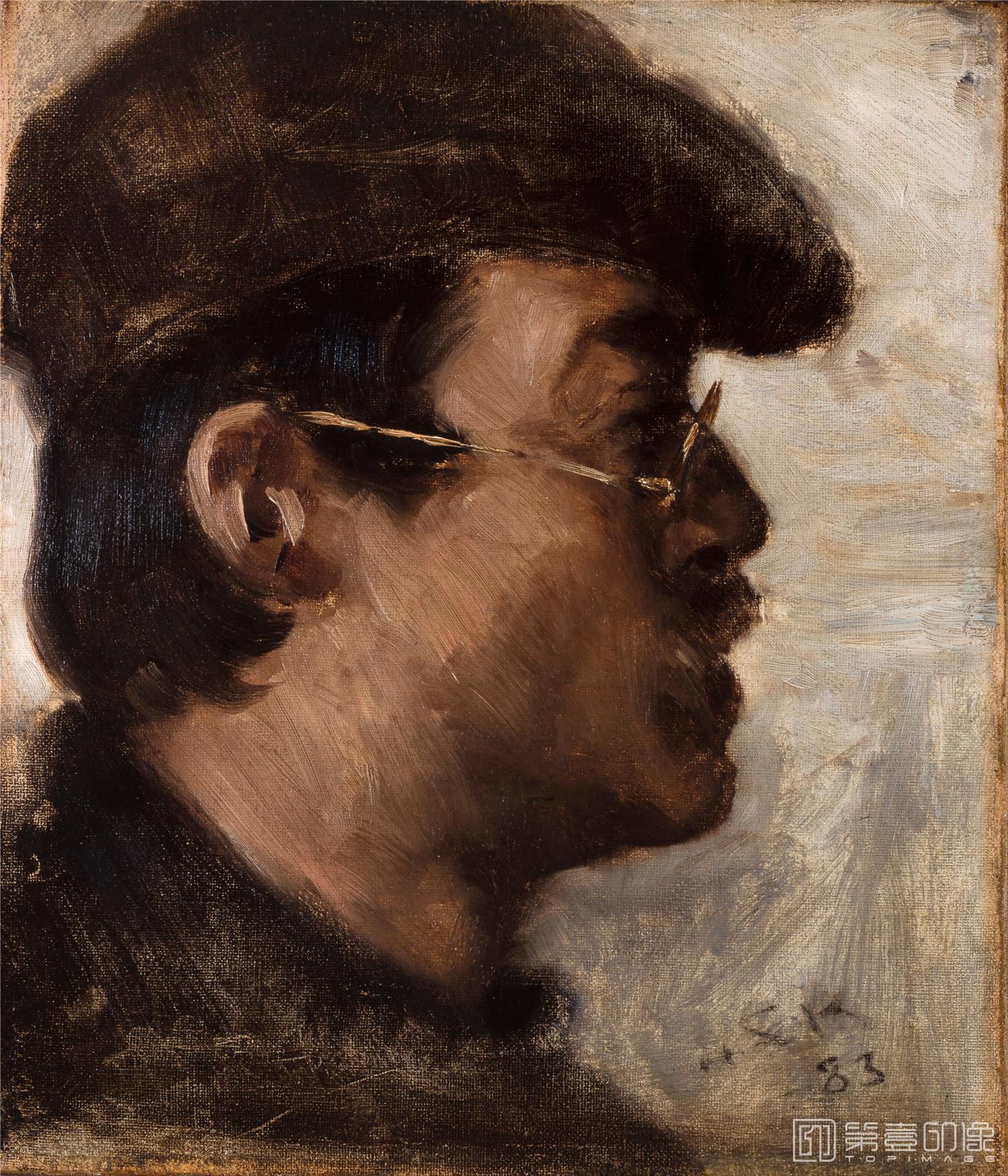 油画-丹麦斯卡恩美术馆-P.S.Kroyer EilifPeterssen-61